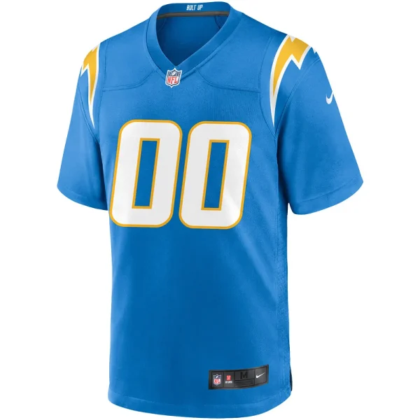 Men's Los Angeles Chargers Nike Powder Blue Custom Game Jersey - Image 3