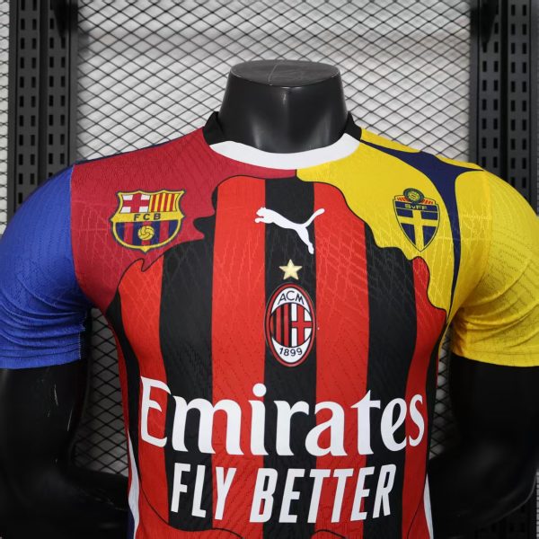 IBRAHIMOVIC #11 Milan Shirt Special Edition Football Jersey Player Version 25-26 - Image 3