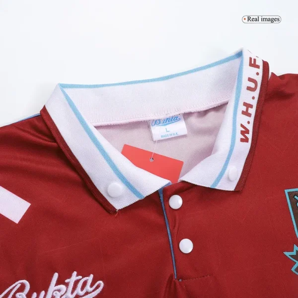 West Ham United 1991/92 Retro Jersey Home - Image 4