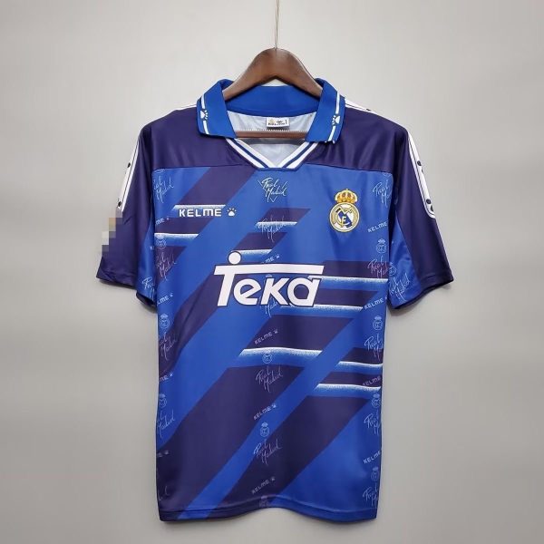 Real Madrid Retro Jersey Away Shirt 1994-96 - Image 2