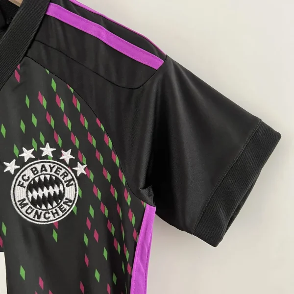 23-24 Kids Bayern Munich Away Kit Jersey+Shorts - Image 6