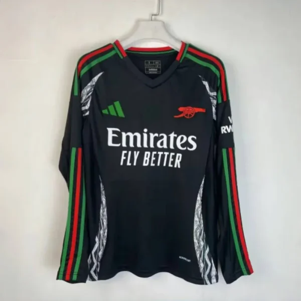 24-25 Arsenal Away Long Sleeve Jersey - Image 3