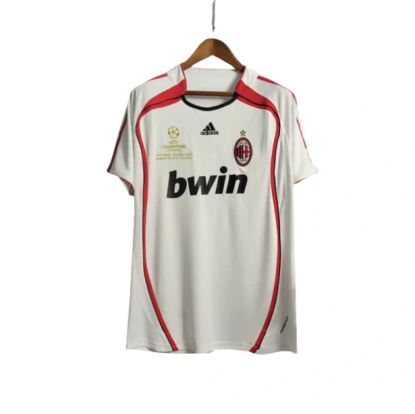 2006-07 AC Milan Ronaldo #99 Kakà #22 Maldini #3 Pirlo #21 UCL Final Retro Jersey Away Replica - Image 2