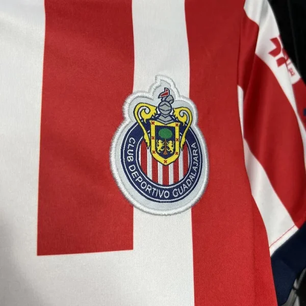 24-25 Chivas Home Soccer Kids kit Jersey+Shorts - Image 7