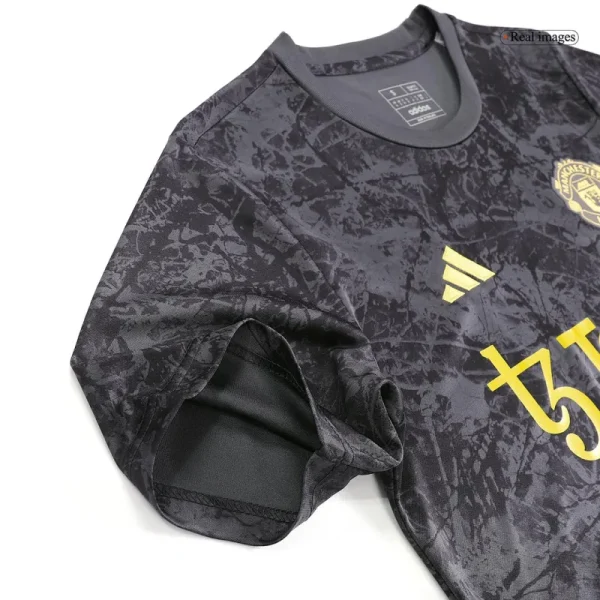 23-24 Manchester United Stone Roses Pre-Match Kit Football Jersey - Image 8