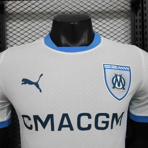 24-25 Marseilles Home Soccer Jersey Player Version - Image 3
