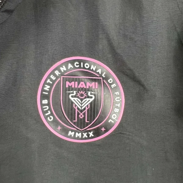 2023-2024 Inter Miami Reversible Windbreaker（black-pink）Soccer Jersey 1:1 Thai Quality - Image 8