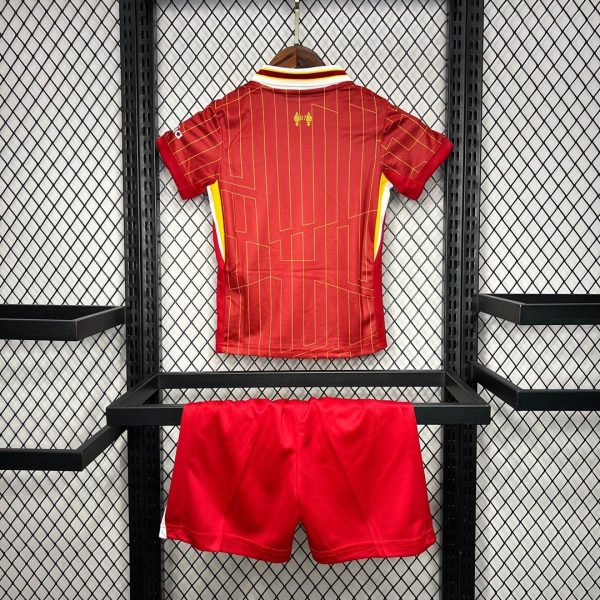 Kids Liverpool Home Jersey Kits(Jersey+Shorts) 2024/25 - Image 4