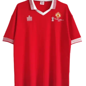 1977 Manchester United Retro Jersey Home