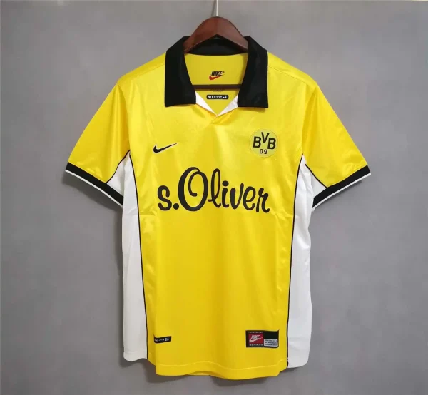 98-99 Borussia Dortmund Retro Jersey Home - Image 8
