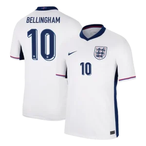 England Home Jersey EURO 2024 RICE #4 KANE #9 BELLINGHAM #10 FODEN #11