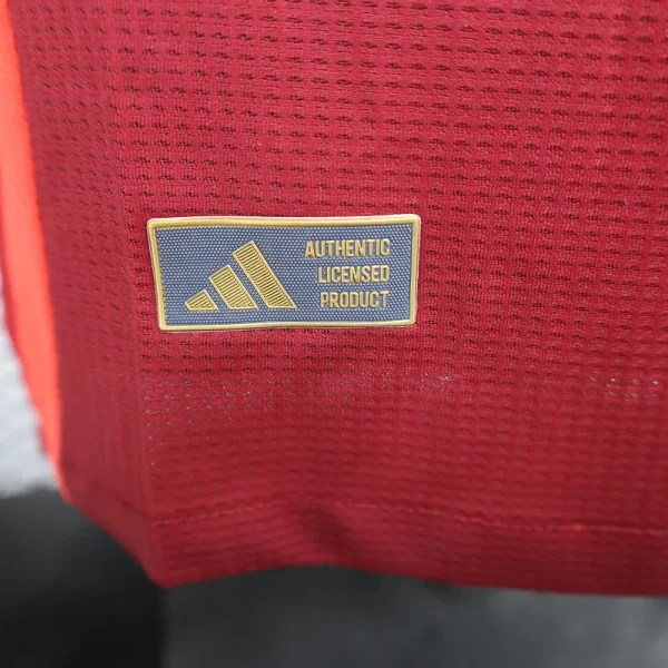 24-25 Manchester United Home Long Sleeve Player Version - Image 9