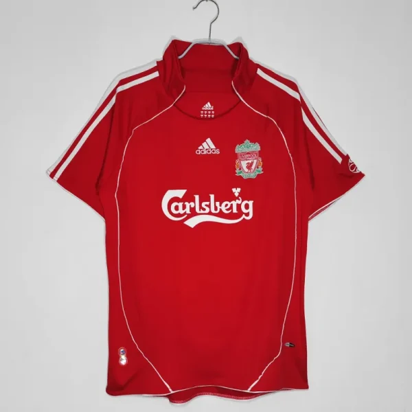 06-07 Liverpool Retro Jersey Home - Image 7