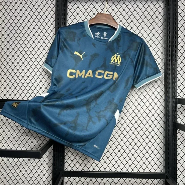 24-25 Marseilles Away Soccer Jersey - Image 8