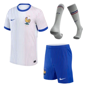 2024 France Away Whole Kit(Jersey+Shorts+Socks) Euro