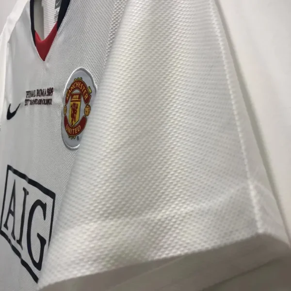 2008-09 Manchester United Retro Jersey Home UCL Final - Image 9