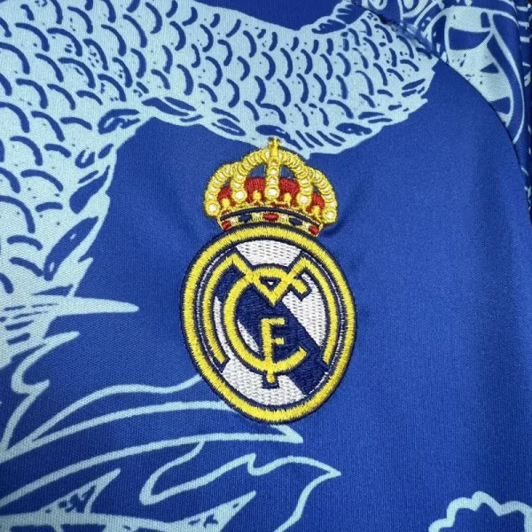 24-25 Real Madrid Blue Dragon Special Edition Jersey - Image 3