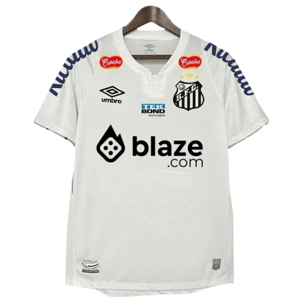 Brazilian Neymar Santos Football Club home jersey 24-25 - Image 3
