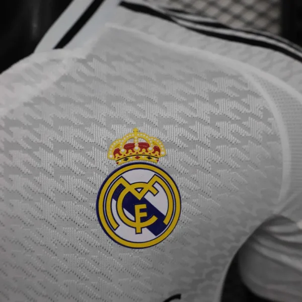24-25 Real Madrid Home Soccer Jersey Player Version - Image 5