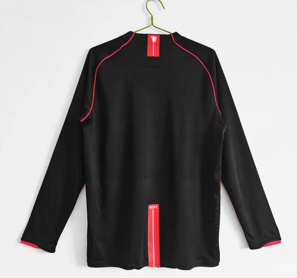 07-08 Retro Long Sleeve Manchester United #7 Ronaldo Third  Away Soccer Jersey - Image 15