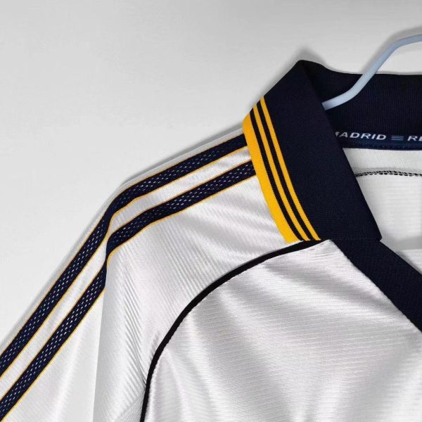 Real Madrid Retro Jersey Home Shirt 1998-00 - Image 6