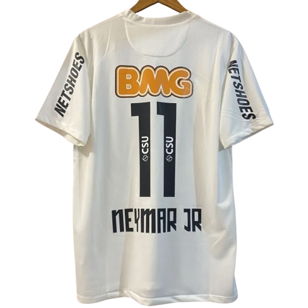 2011-12 Santos FC Retro #11 NEYMAR JR Jersey Home - Image 2