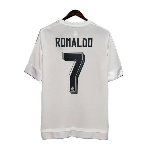 2015-16 Real Madrid RONALDO Home Retro Jersey - Image 2