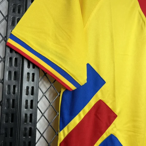 1994 Romania Home Football Retro Jersey - Image 8