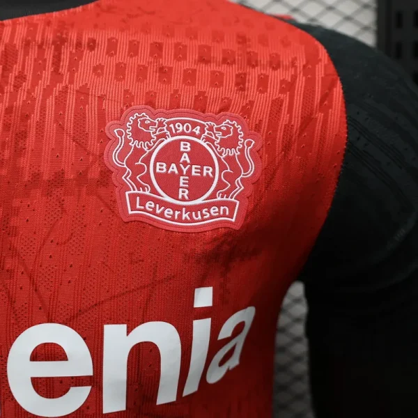 24-25 Bayer 04 Leverkusen Home Soccer Jersey Player Version - Image 5