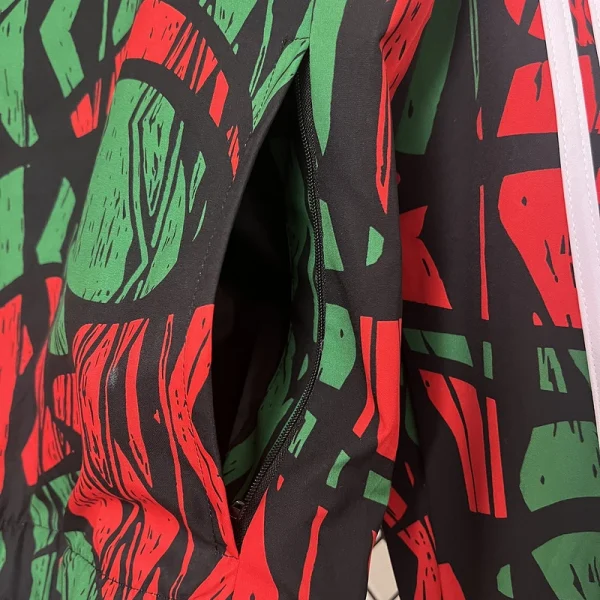 24-25 Arsenal Red&Green Windbreaker Jacket Football - Image 7
