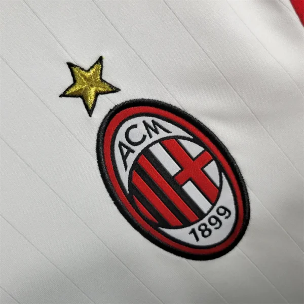 06-07 AC Milan UCL Final Retro Jersey Away Long Sleeve - Image 6