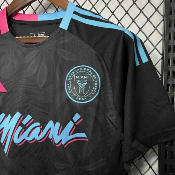 24-25 Inter Miami Special Edition Black Kit Soccer Uniform Jersey - Image 6