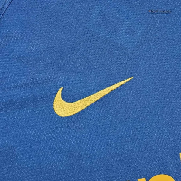 2008/09 Barcelona UCL Final Retro Home Long Sleeve Jersey - Image 5