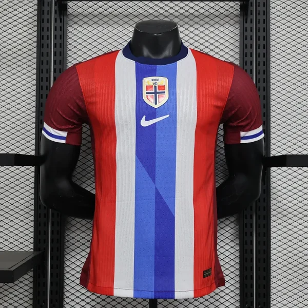 HAALAND #9 Norway Nike Soccer Jersey Home Player Version Shirt 2024 - Image 2