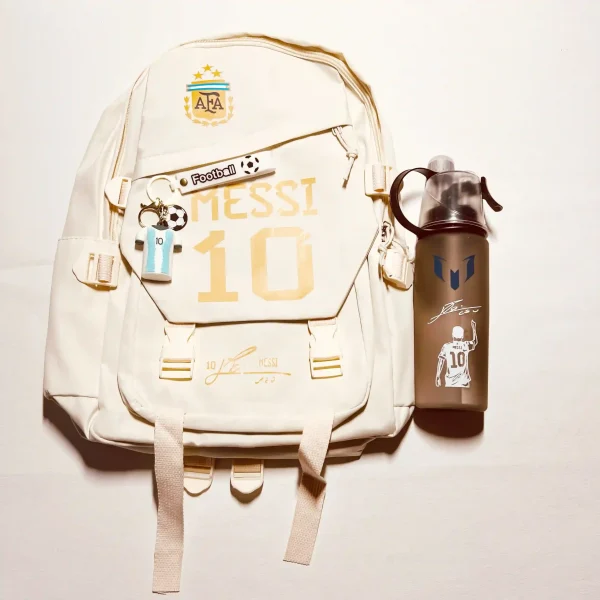 CR7 Messi Neymar School Set Backpack Bag - Image 3