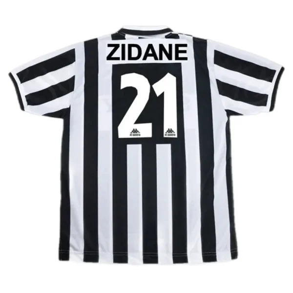 1996-97  Juventus Del Piero #10 Zidane #21 Retro Jersey Home Replica - Image 3