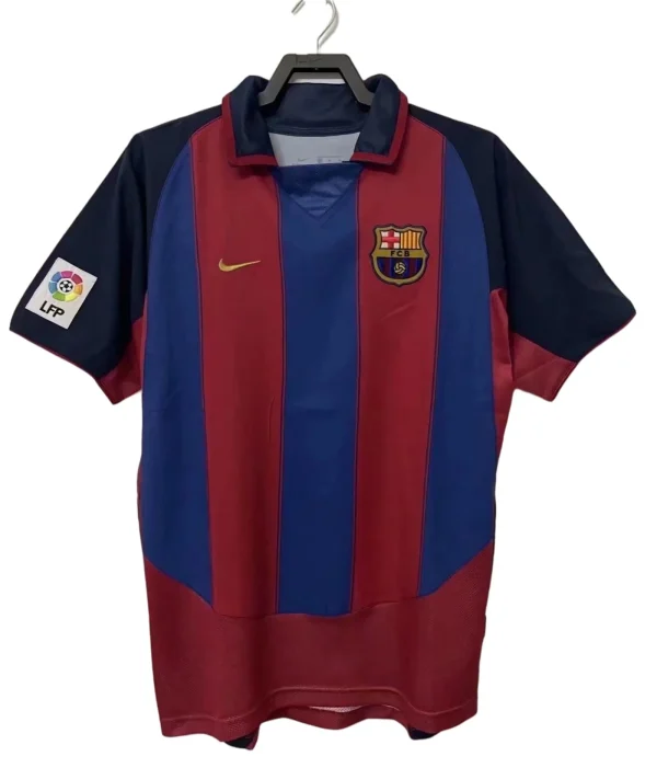2003/04 Barcelona Retro Jersey Home - Image 2