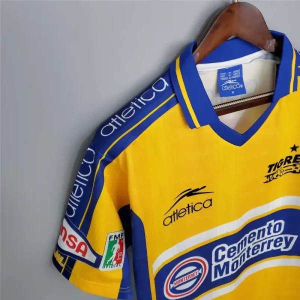 Tigres UANL 1999/00 Retro Jersey Home - Image 8