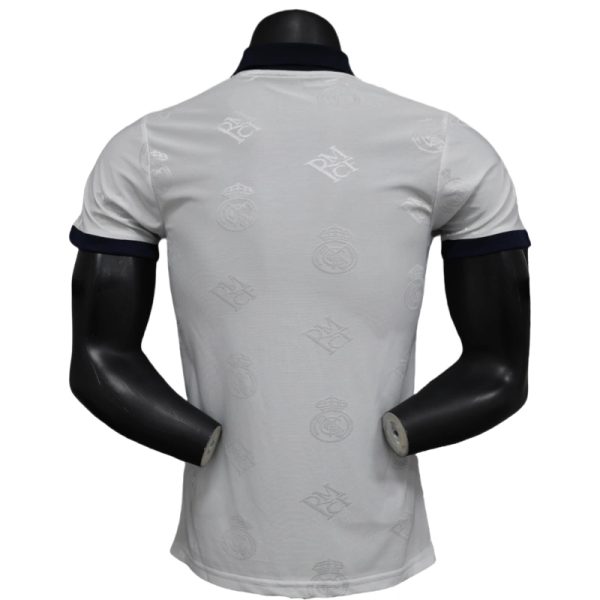 2025-26 Real Madrid Men's Polo Shirt White - Image 2