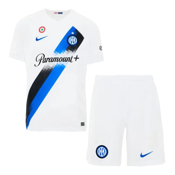 23-24 Inter Milan Away Whole Kit Jersey+Shorts+Socks - Image 2