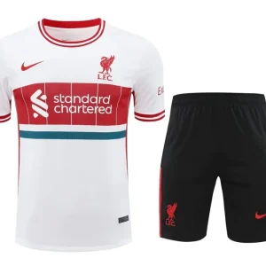 24-25  Liverpool Training Wear White Suit Shirt