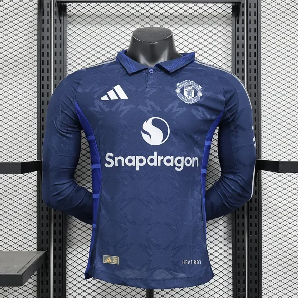 24-25 Manchester United Away Player Version Long Sleeve - Image 3