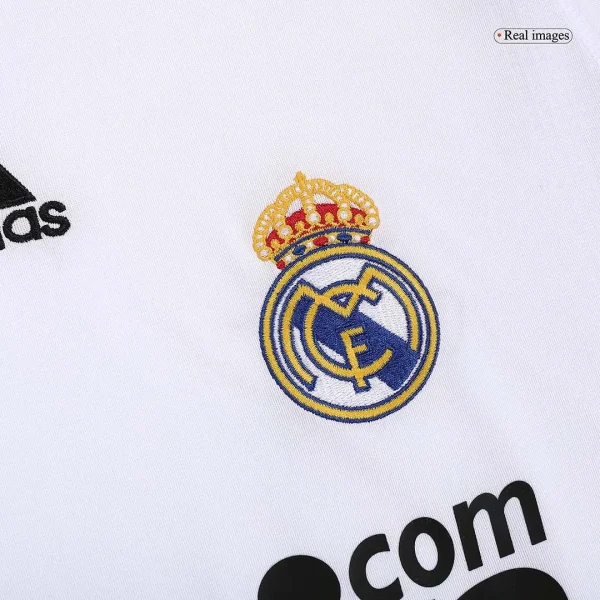 2009/10 Real Madrid Retro Home Long Sleeve Jersey - Image 5