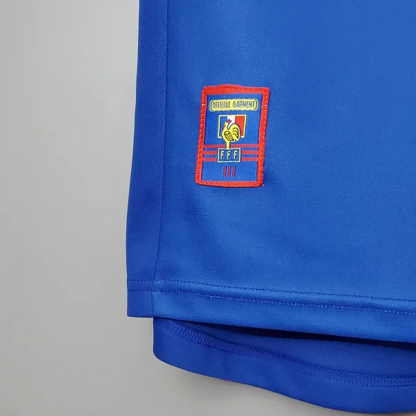 1998 France Retro Jersey Home World Cup - Image 8