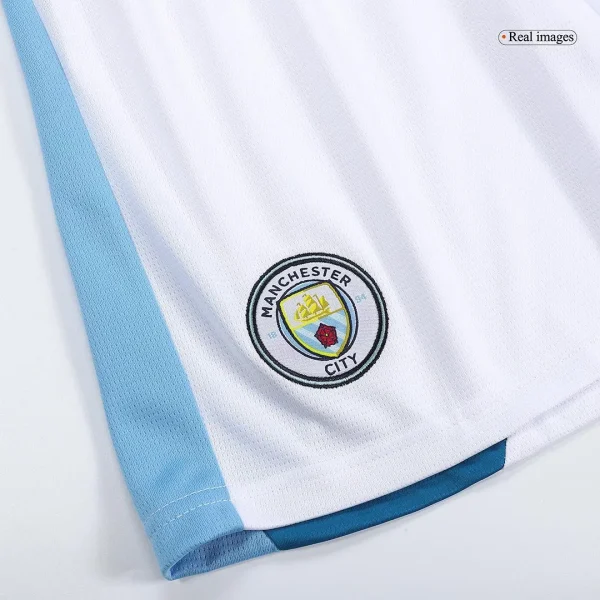 2023/24 Manchester City Home Jersey Kit(Shirt+Shorts) - Image 9