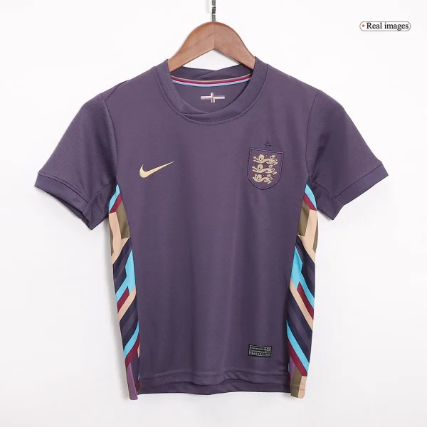Kids England Away Soccer Socks 2024 Children Apparel - Image 4