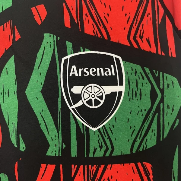24-25 Arsenal Red&Green Windbreaker Jacket Football - Image 6