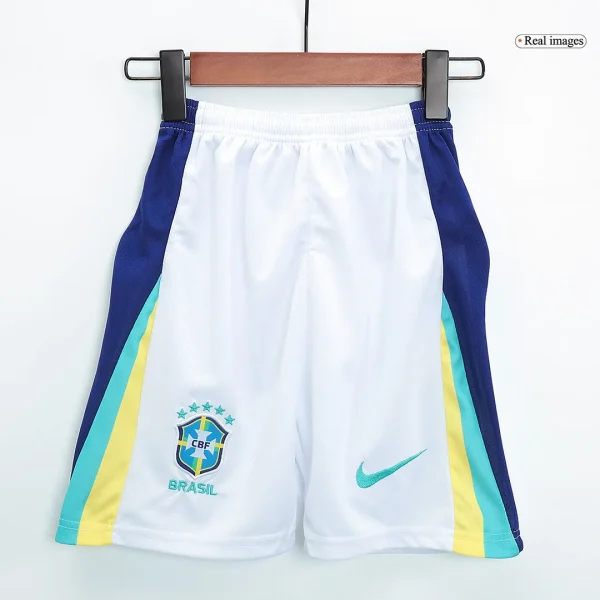 Kids Brazil Custom Away Full Soccer Kits 2024 - Image 7