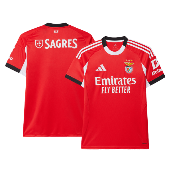 Benfica Soccer Jersey Home Shirt 2025-26