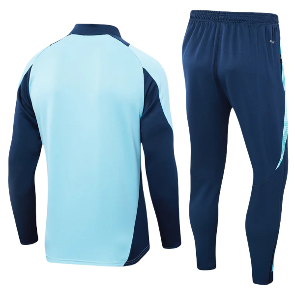 Arsenal Half-Pull Training Suit Baby Blue Football Shirt 2024/2025 - Image 2